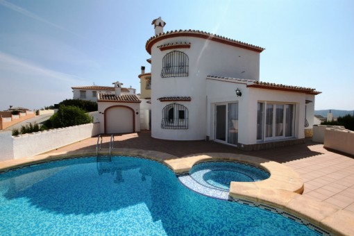 Villa mit Panoramablick und Pool in Pedreguer, Alicante