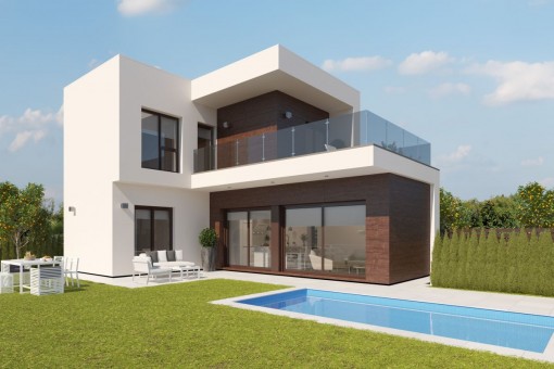 Großartige Neubau-Villa direkt am Golfplatz gelegen in San Javier, Murcia